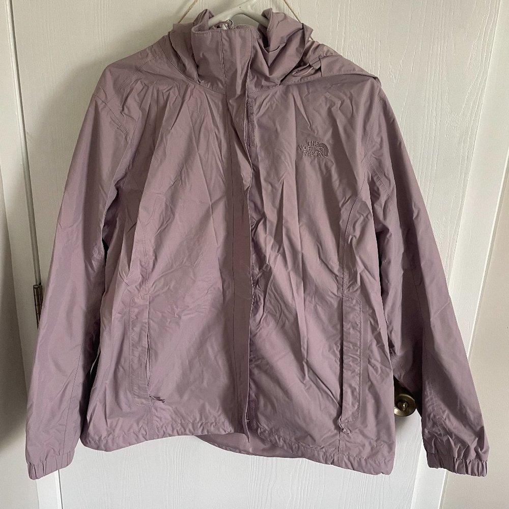 North Face Women's Rain Jacket, Lavender, XXL
